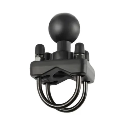 RAM MOUNTS RAM-235-1U topelt U-poldiga alumiiniumist valge torukinnitus, 1 tk, 245 g