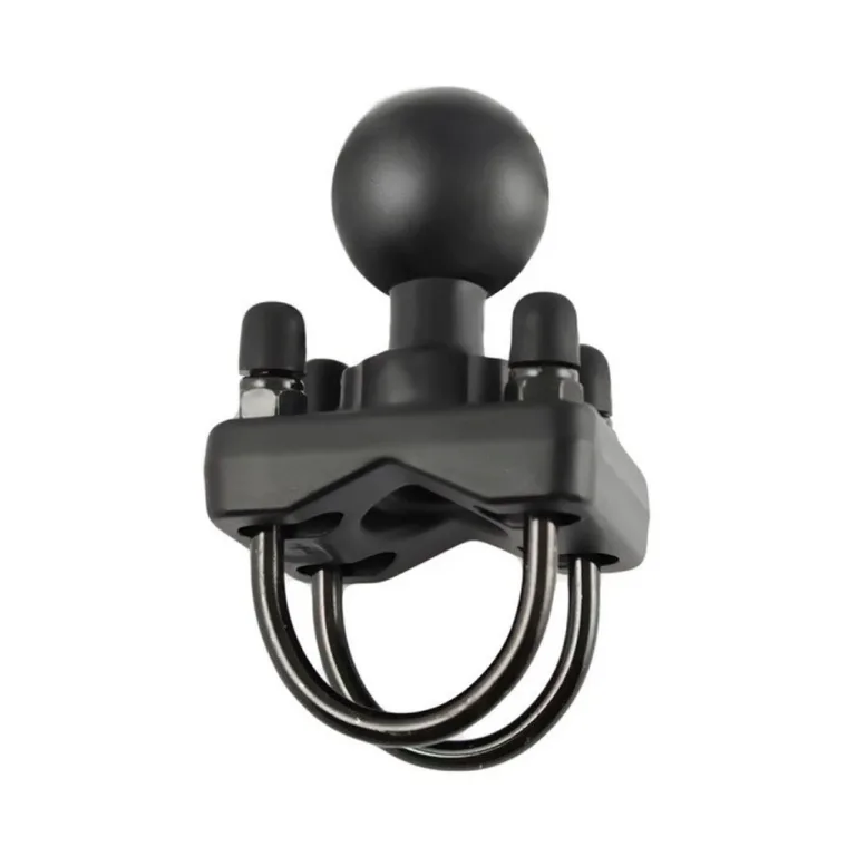 RAM MOUNTS RAM-235-1U topelt U-poldiga alumiiniumist valge torukinnitus, 1 tk, 245 g