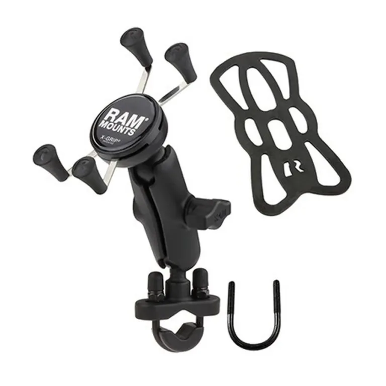 RAM Mounts RAM-B-149Z-UN7U universaalne X-Grip jalgratta/mootorratta telefonikinnitus, alumiinium/plastik, must, 0,5–1,25