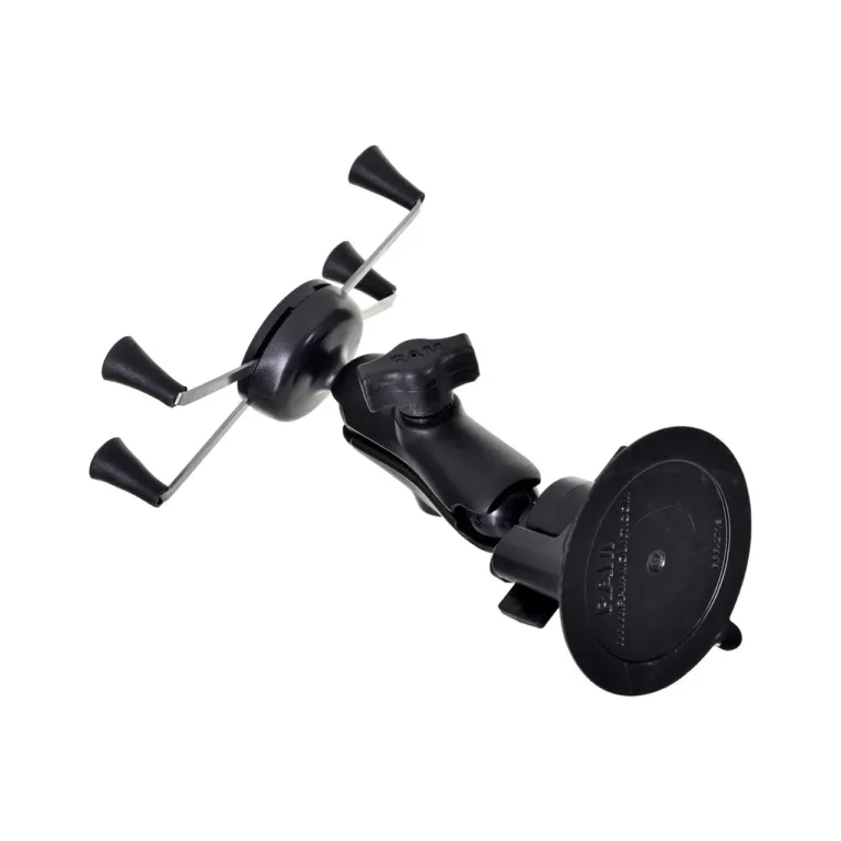 RAM Mounts RAM-B-166-UN10U reguleeritav X-Grip suur mobiiltelefonide hoidik, must, alumiiniumist ja komposiitmaterjalist, iminapaga, autole või jalgrattale