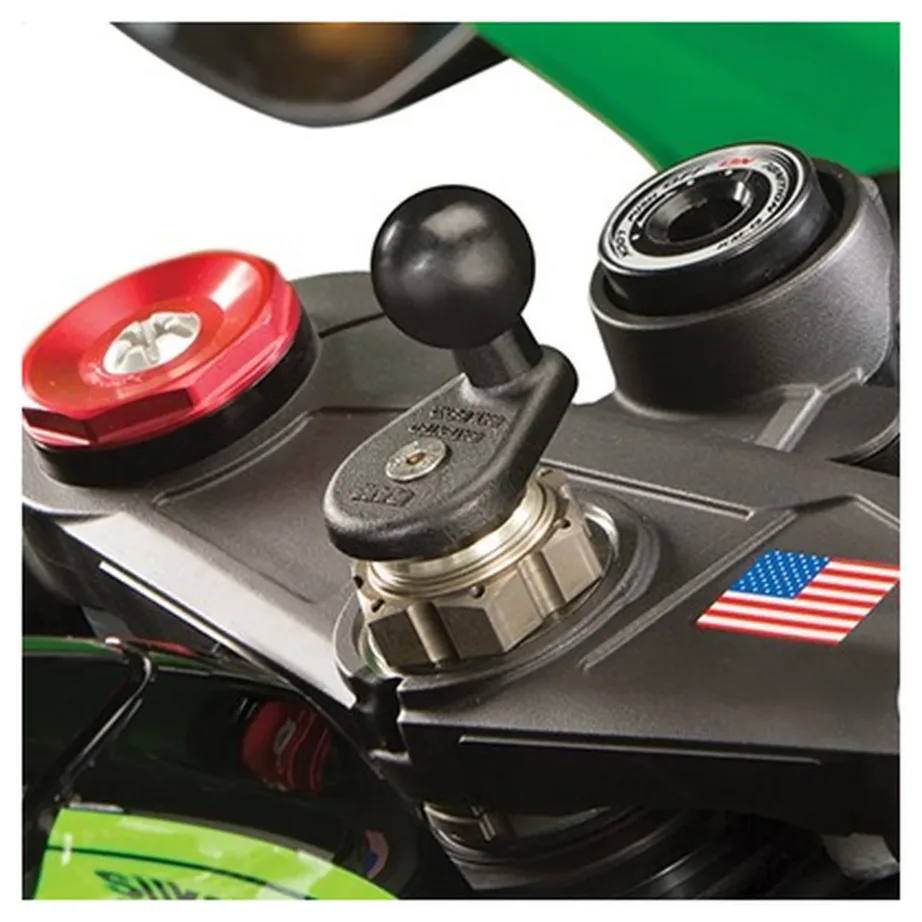 RAM Mounts RAM-B-342U alumiiniumist 2,54 cm kuuliga must mootorratta kahvli varre kinnitus – 2