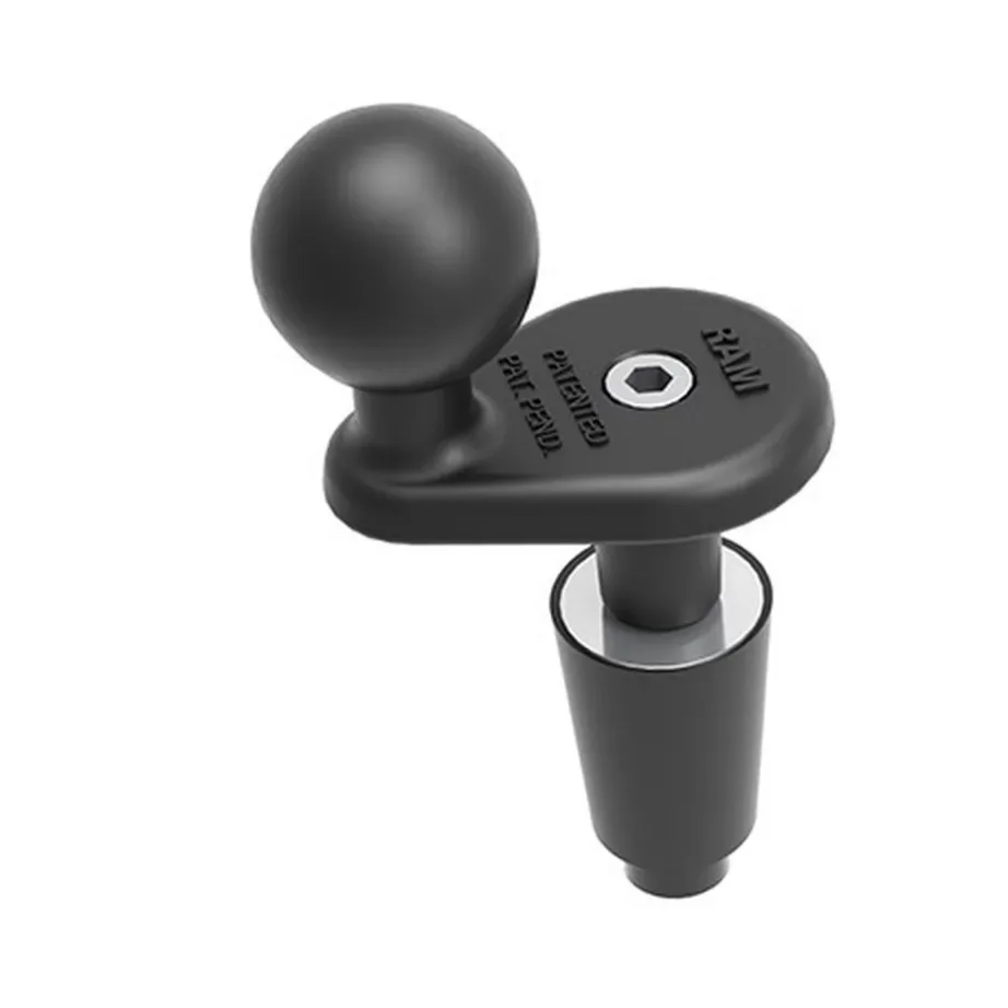 RAM Mounts RAM-B-342U alumiiniumist 2,54 cm kuuliga must mootorratta kahvli varre kinnitus