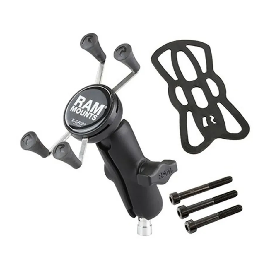 RAM Mounts RAM-B-367-UN7U X-Grip mobiilikinnitus mootorrattale, alumiinium, universaalne, 4,76–8,26 cm laiustele nutitelefonidele