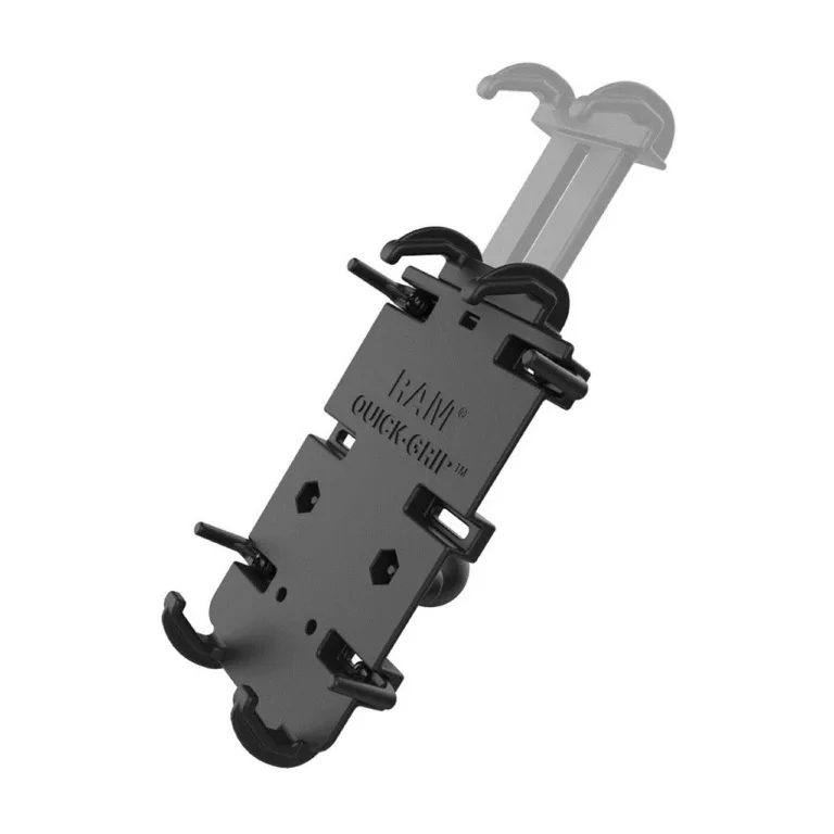 RAM Mounts RAM-HOL-PD4-238AU 184x92x18 mm alumiiniumist must statsionaarne telefonihoidik autole, kruvikinnitusega