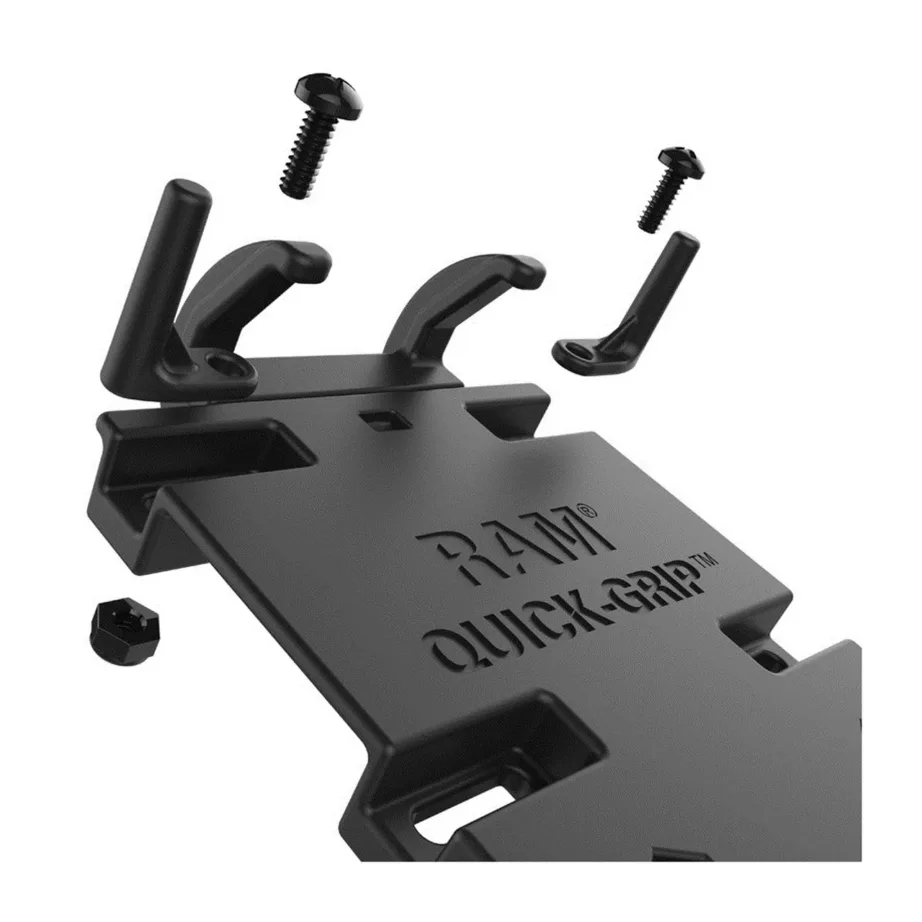 RAM Mounts RAM-HOL-PD4-238AU 184x92x18 mm alumiiniumist must statsionaarne telefonihoidik autole, kruvikinnitusega – 5