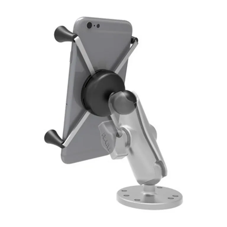 RAM Mounts RAM-HOL-UN10BU 4,45–11,4 cm roostevabast terasest must passiivne telefonihoidik autole (sobib iPhone, Samsung, Garmin jt)