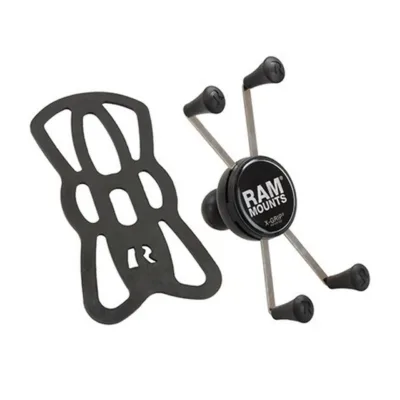 RAM Mounts RAM-HOL-UN10BU 4,45–11,4 cm roostevabast terasest must passiivne telefonihoidik autole (sobib iPhone, Samsung, Garmin jt)