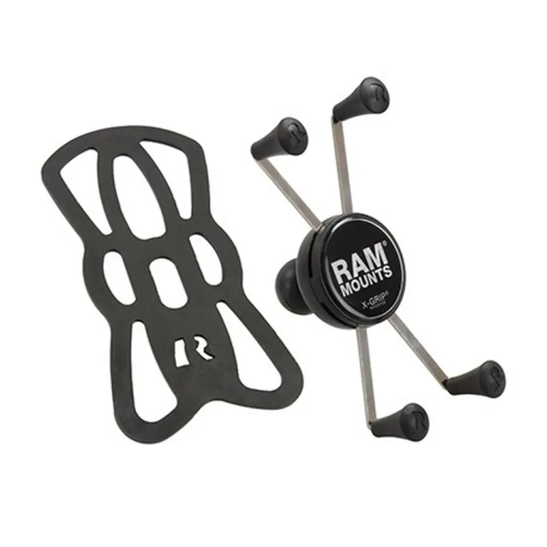 RAM Mounts RAM-HOL-UN10BU 4,45–11,4 cm roostevabast terasest must passiivne telefonihoidik autole (sobib iPhone, Samsung, Garmin jt)