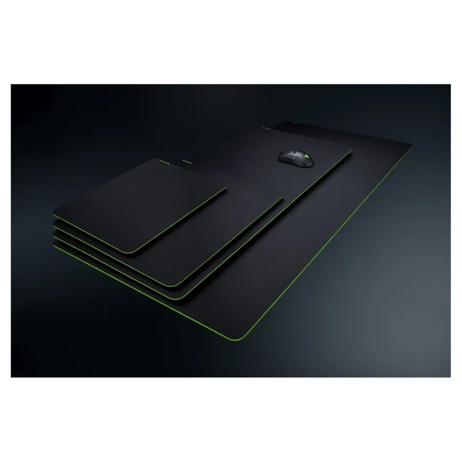 Razer Gigantus V2 3XL 1200x550x4 mm must-roheline gaming-hiirematt, libisemisvastase kummist põhjaga – 2