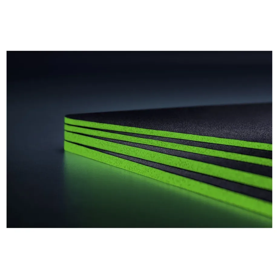 Razer Gigantus V2 3XL 1200x550x4 mm must-roheline gaming-hiirematt, libisemisvastase kummist põhjaga – 5