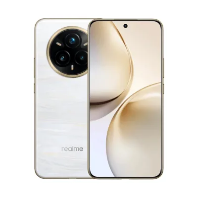 realme 14 Pro+ 5G 12GB/512GB Pearl White 6,83" OLED nutitelefon Android 15, Snapdragon 7s Gen 3, kolmikkaamera, 6000 mAh, Dual SIM