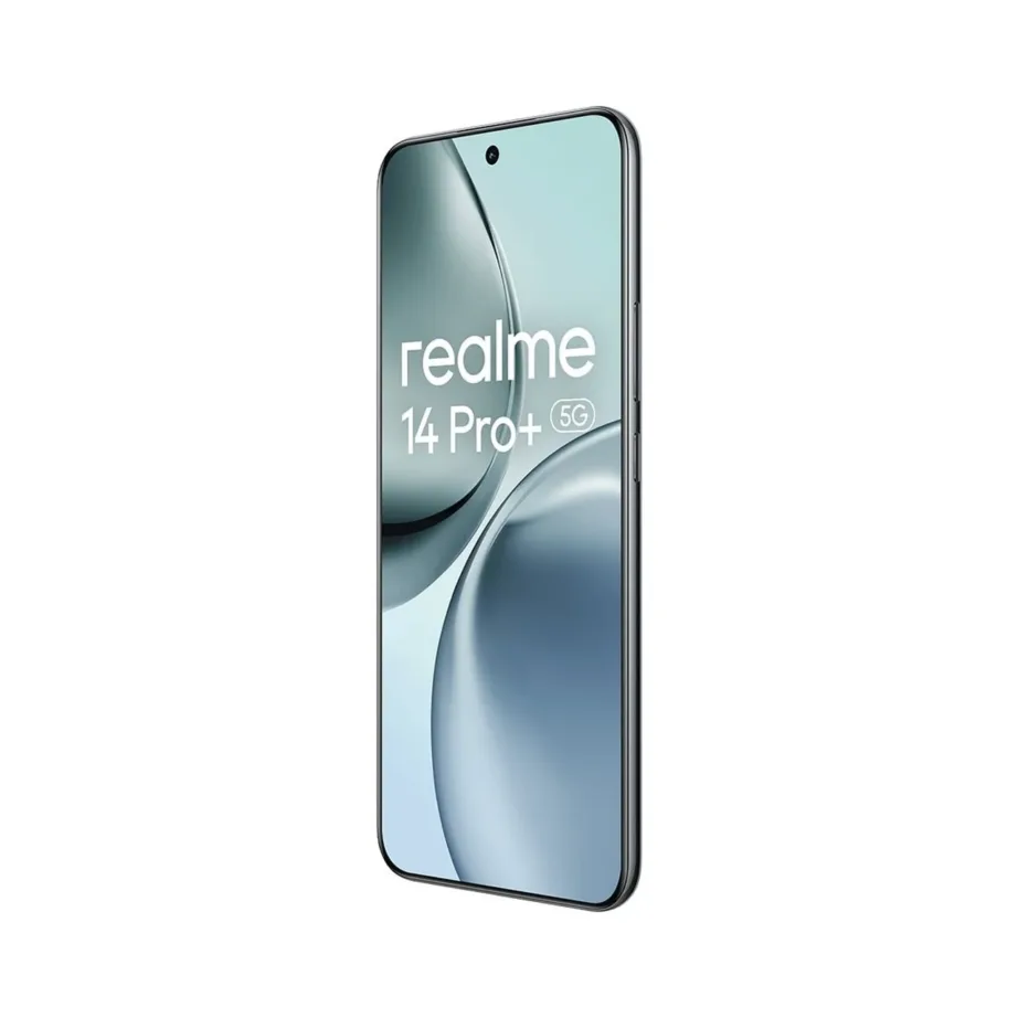 realme 14 Pro+ 5G 12GB/512GB Suede Grey 6,83″ OLED Dual SIM nutitelefon Android 15, 6000 mAh, Snapdragon 7s Gen 3 – 3