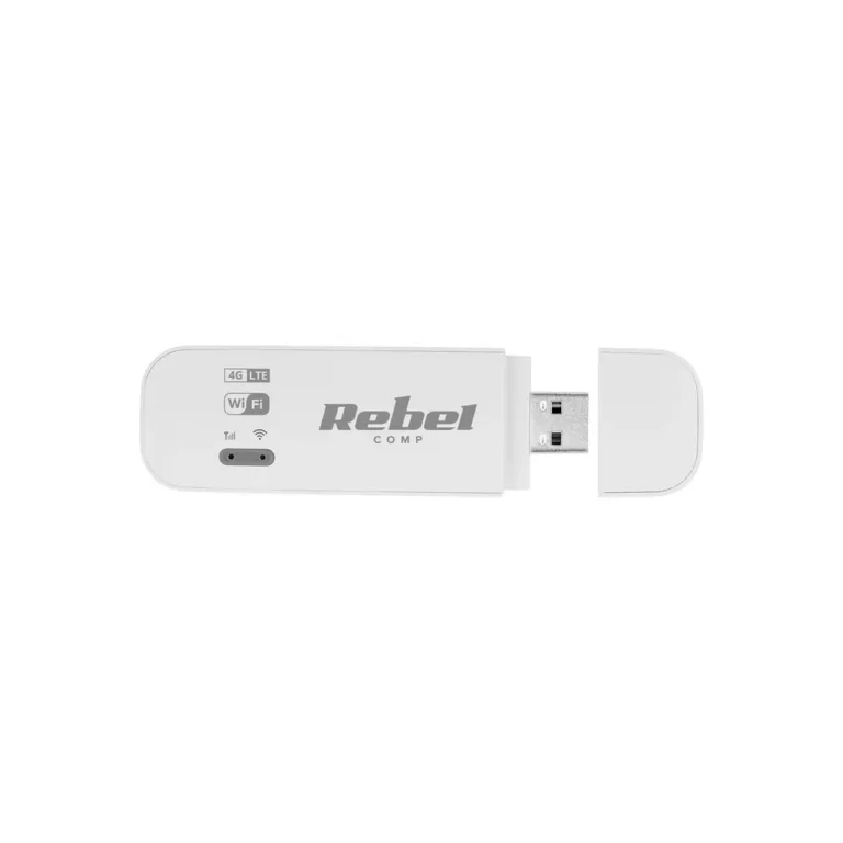 Rebel RB-0700 valge 4G LTE USB modem 90x28,4x13 mm, Maci ja Windowsi tugi