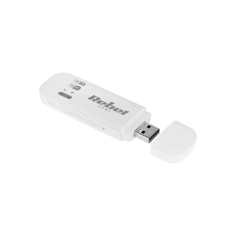 Rebel RB-0700 valge 4G LTE USB modem 90x28,4x13 mm, Maci ja Windowsi tugi