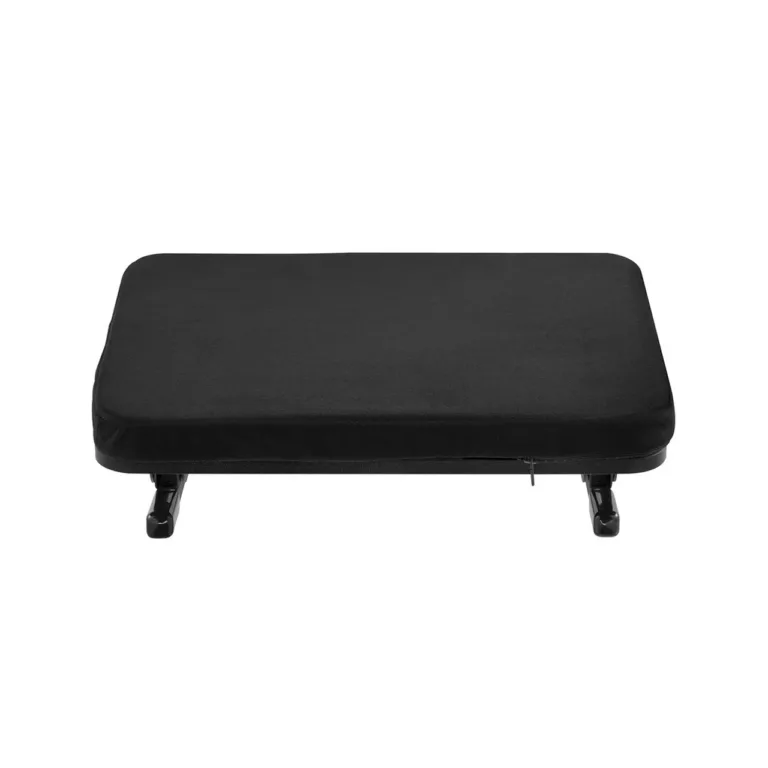 Reguleeritav metallist jalatugi Maclean MC-460 eemaldatava pehmendusega, must, 40x30x12 cm, libisemisvastane põhi, kandevõime 20 kg