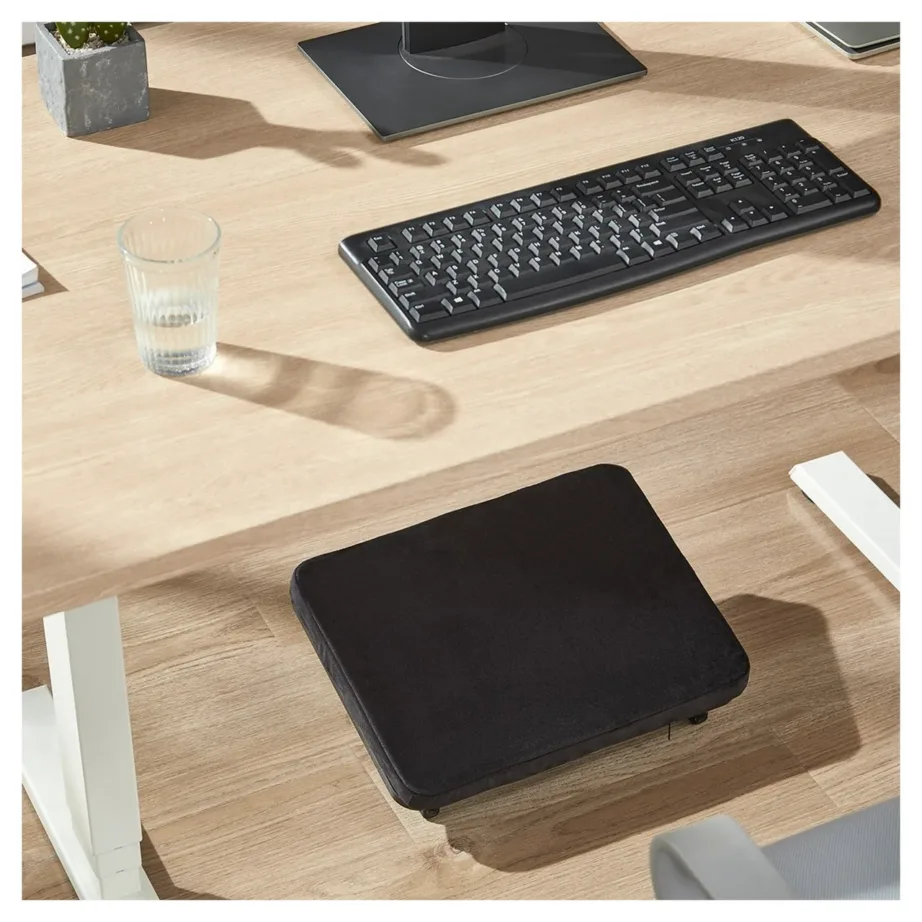 Reguleeritav metallist jalatugi Maclean MC-460 eemaldatava pehmendusega, must, 40x30x12 cm, libisemisvastane põhi, kandevõime 20 kg – 7