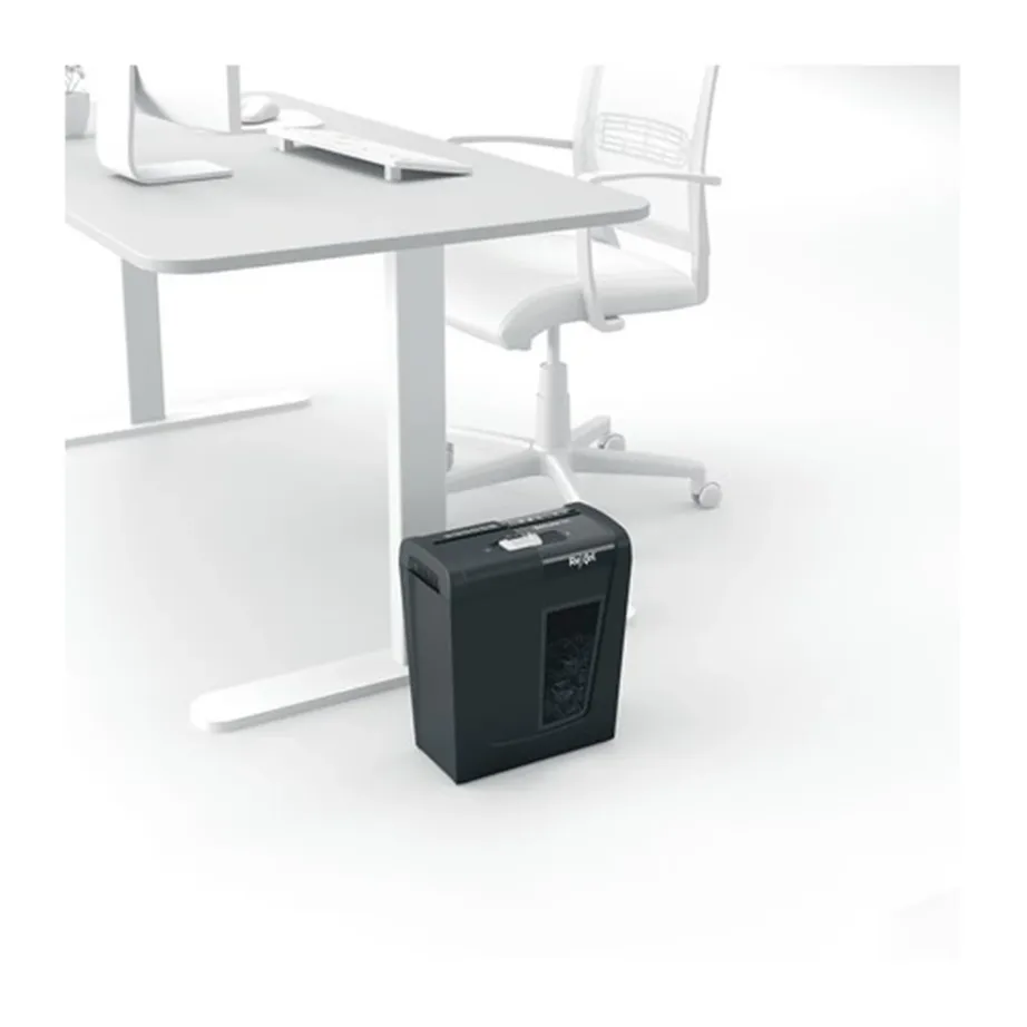 Rexel Secure S5 (2020121EU) 6 mm ribalõikusega paberihunt, 5-leheline, 10L, must, P-2 turvatase, A4, 70 dB – 3