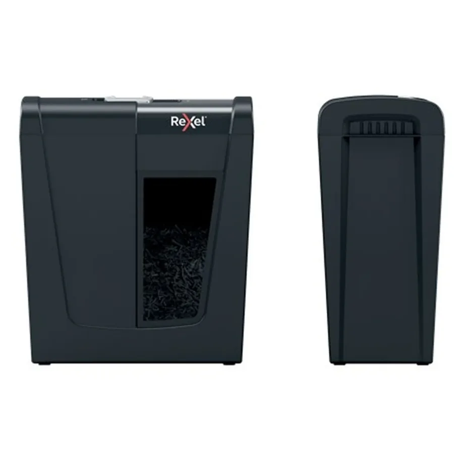 Rexel Secure S5 (2020121EU) 6 mm ribalõikusega paberihunt, 5-leheline, 10L, must, P-2 turvatase, A4, 70 dB – 7