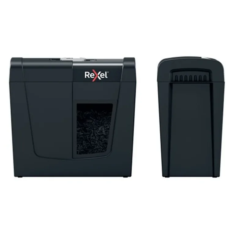 Rexel Secure X6 6-lehelise ristlõikega must paberihunt, 4x40 mm, P-4 turbetase, 10L konteiner, 2020122EU
