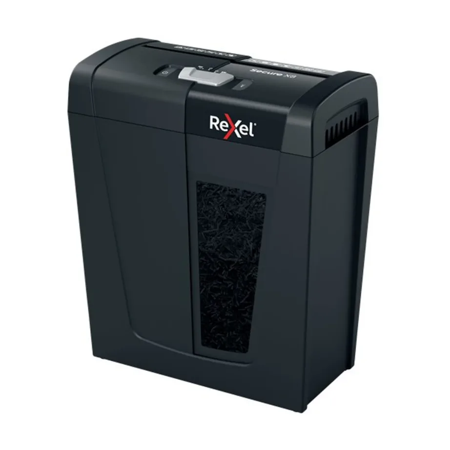 Rexel Secure X8 8-lehelise võimega P-4 ristlõikeline paberihävitaja, 14L konteiner, must, 2020123EU – 4