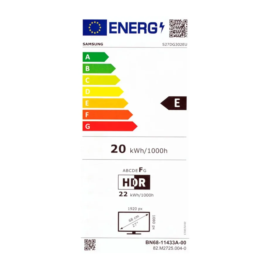 Samsung G30D LS27DG302EUXEN 27″ Full HD 180Hz VA mängurimonitor, FreeSync, must – 11