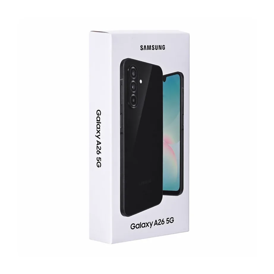 Samsung Galaxy A26 SM-A266BZKCEUE 5G Dual SIM 6,7″ 8GB/256GB must nutitelefon Super AMOLED ekraani, 50 MP kolmekordse kaamera ja 5000 mAh akuga – 2