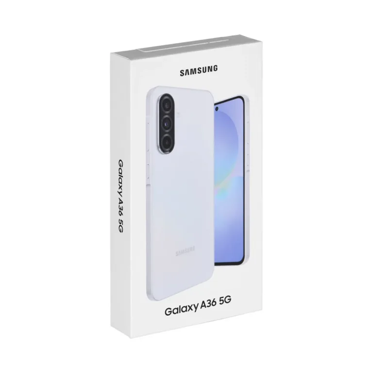 Samsung Galaxy A36 SM-A366BZABEUE 6.7-tolline 6 GB/128 GB valge 5G Dual SIM IP67 nutitelefon, Android 15