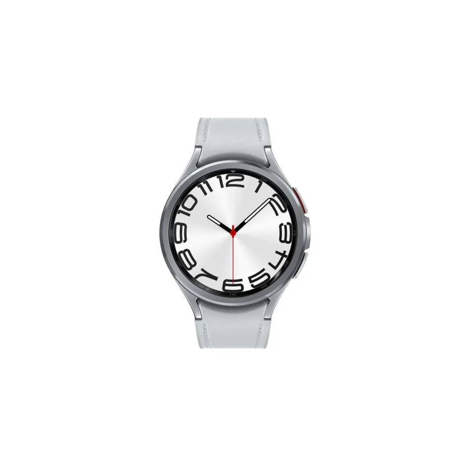 Samsung Galaxy Watch6 Classic SM-R960NZSAEUE 47 mm hõbedane roostevabast terasest nutikell, safiirklaas, 40 h aku, 5 ATM, IP68, pulsi- ja vererõhumõõtur, Wear OS – 2