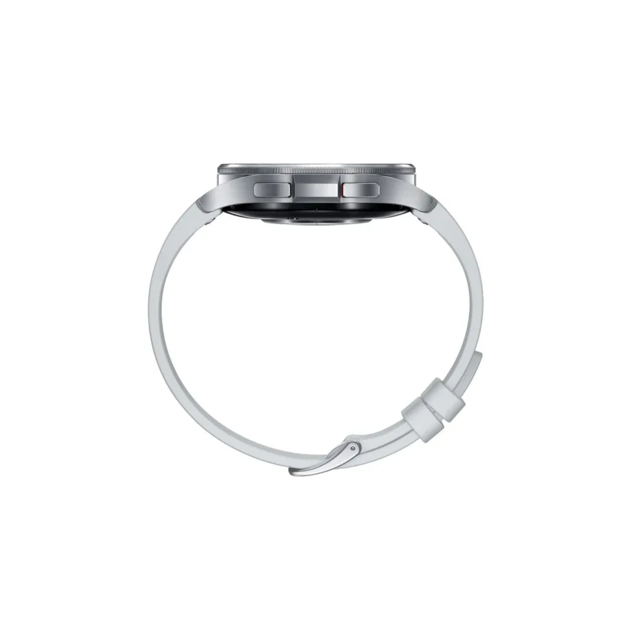 Samsung Galaxy Watch6 Classic SM-R960NZSAEUE 47 mm hõbedane roostevabast terasest nutikell, safiirklaas, 40 h aku, 5 ATM, IP68, pulsi- ja vererõhumõõtur, Wear OS – 5