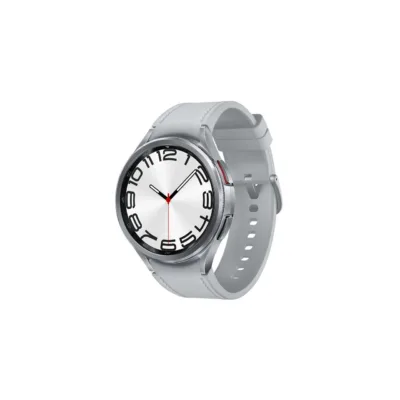 Samsung Galaxy Watch6 Classic SM-R960NZSAEUE 47 mm hõbedane roostevabast terasest nutikell, safiirklaas, 40 h aku, 5 ATM, IP68, pulsi- ja vererõhumõõtur, Wear OS