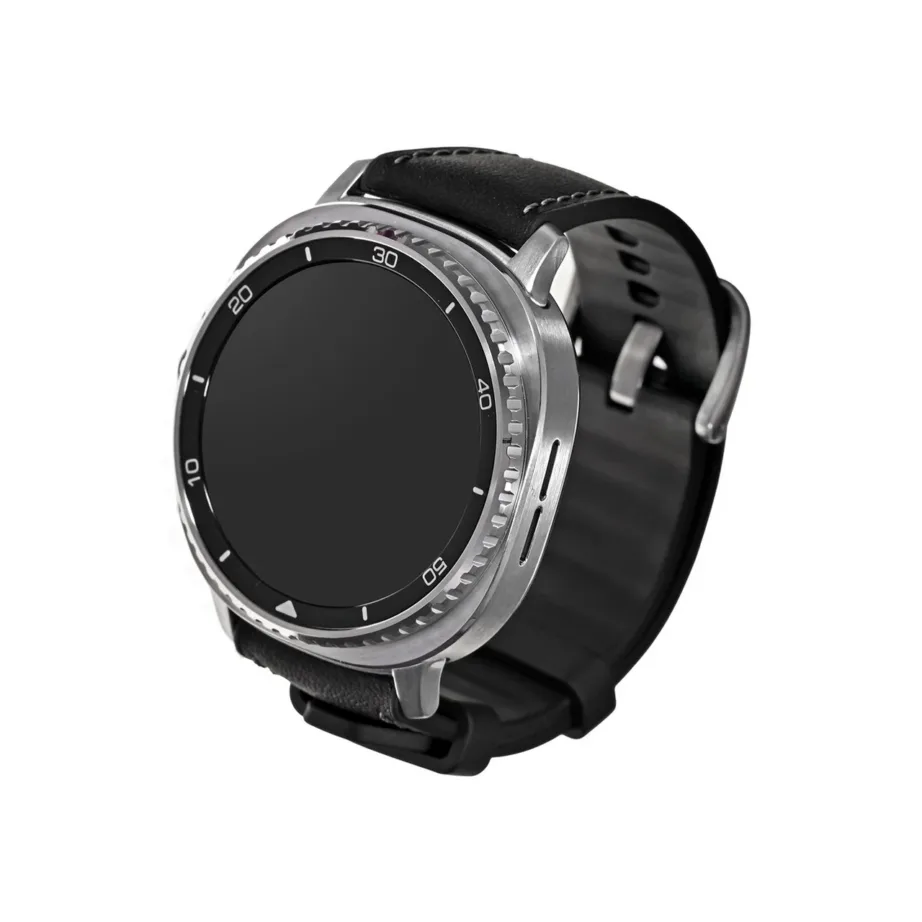 Samsung Galaxy Watch8 Classic SM-L500NZKAEUE 46 mm must/silver alumiiniumist nutikell, 1.34″ Super AMOLED ekraan, 64 GB, GPS, MIL-STD-810H, 5 ATM veekindlus, Wear OS – 3