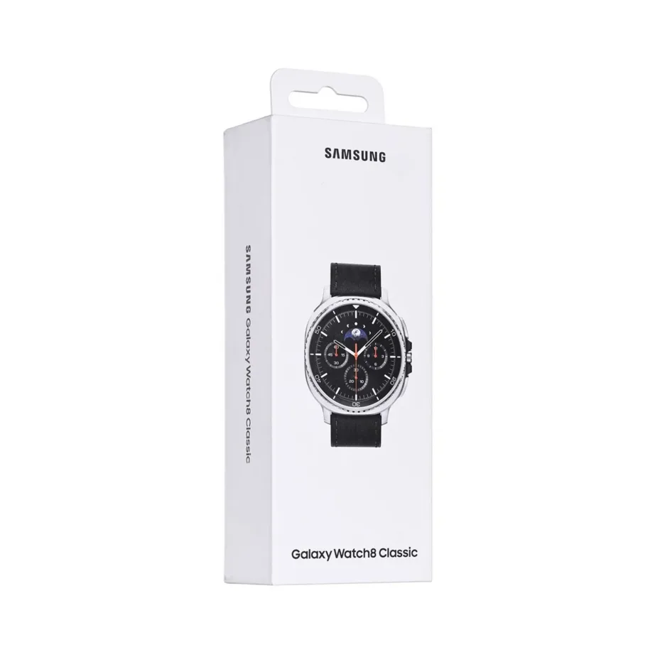 Samsung Galaxy Watch8 Classic SM-L500NZKAEUE 46 mm must/silver alumiiniumist nutikell, 1.34″ Super AMOLED ekraan, 64 GB, GPS, MIL-STD-810H, 5 ATM veekindlus, Wear OS – 8