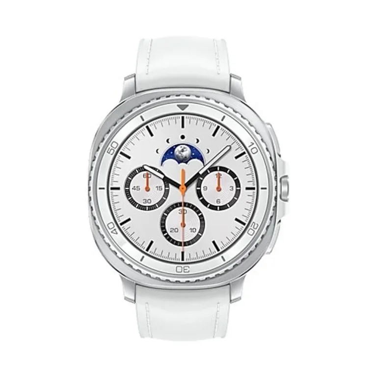 Samsung Galaxy Watch8 Classic SM-L500NZWAEUE 46 mm hõbedane alumiiniumist AMOLED nutikell, Super AMOLED 1,3