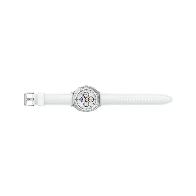 Samsung Galaxy Watch8 Classic SM-L500NZWAEUE 46 mm hõbedane alumiiniumist AMOLED nutikell, Super AMOLED 1,3