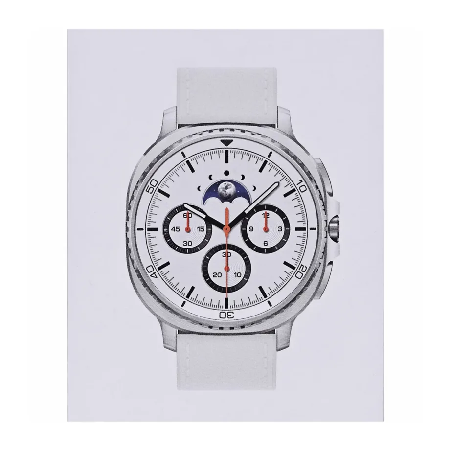 Samsung Galaxy Watch8 Classic SM-L505FZWAEUE 46 mm hõbedane nutikell, 1,3” AMOLED, 4G, GPS, alumiiniumkorpus, safiirklaas, 64 GB, valge rihm – 10