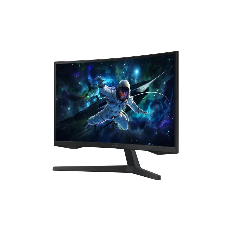 Samsung Odyssey G5 G55C LS27CG552EUXEN 27″ (68,6 cm) kumer 2560×1440 165Hz VA LED mängurimonitor FreeSync ja HDR10, must – 3