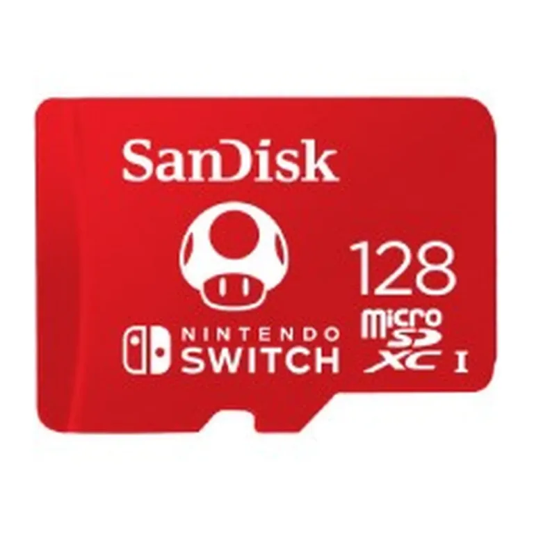 SanDisk SDSQXAO-128G-GNCZN 128GB MicroSDXC mälukaart 100 MB/s UHS U3 valge/punane