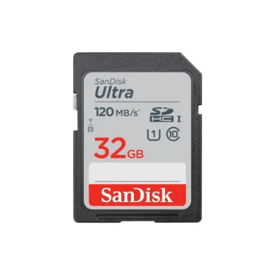 SanDisk Ultra SDSDUN4-032G-GN6IN 32 GB SDHC Class 10 UHS-I 120 MB/s must mälukaart kirjutuskaitsega