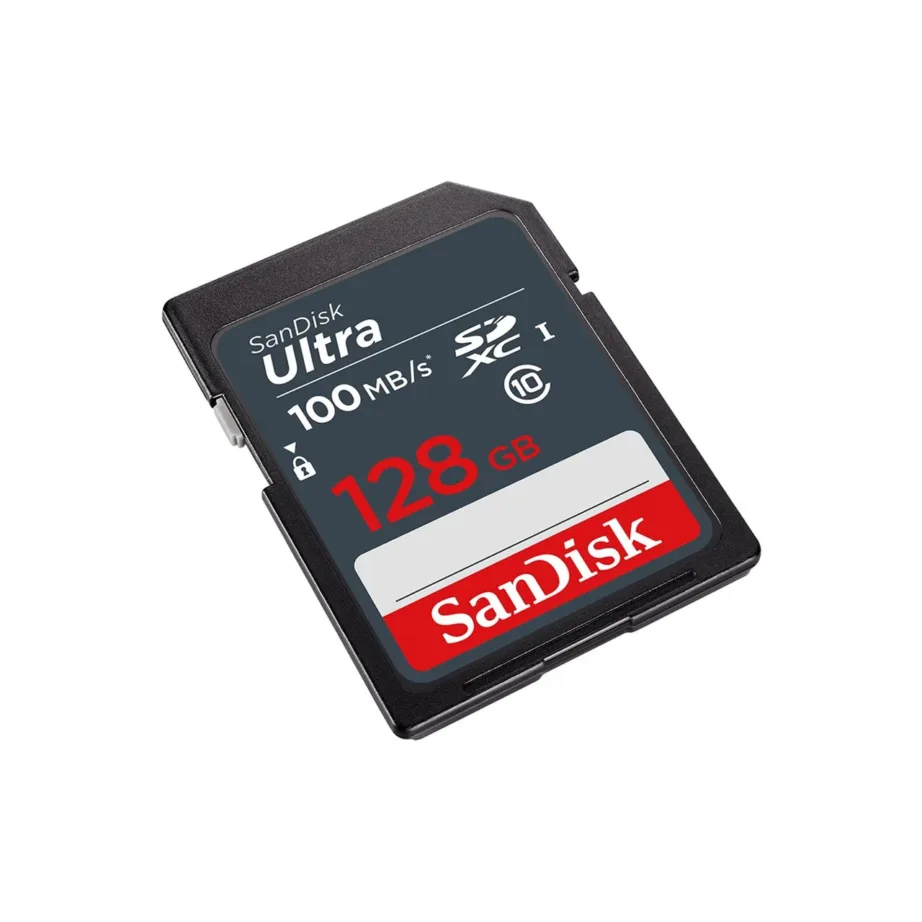SanDisk Ultra SDSDUNR-128G-GN3IN 128GB SDXC UHS-I mälukaart, 100 MB/s, must