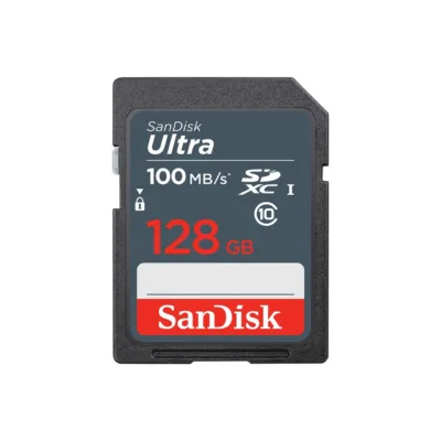 SanDisk Ultra SDSDUNR-128G-GN3IN 128GB SDXC UHS-I mälukaart, 100 MB/s, must