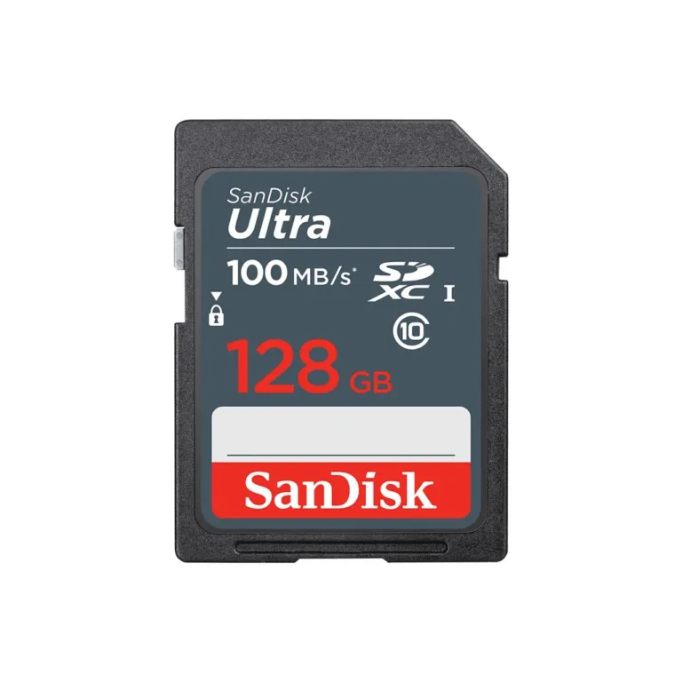 SanDisk Ultra SDSDUNR-128G-GN3IN 128GB SDXC UHS-I mälukaart, 100 MB/s, must