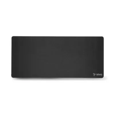 SAVIO Black Edition Precision Control L 70x30 cm õmmeldud servadega punase-musta värvusega mänguri hiirematt libisemisvastase põhjaga