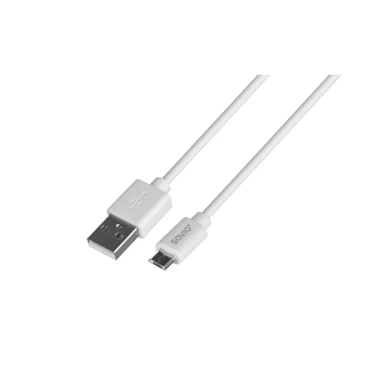 Savio CL-123 1 m valge USB 2.0 A–Micro-USB B andme- ja laadimiskaabel