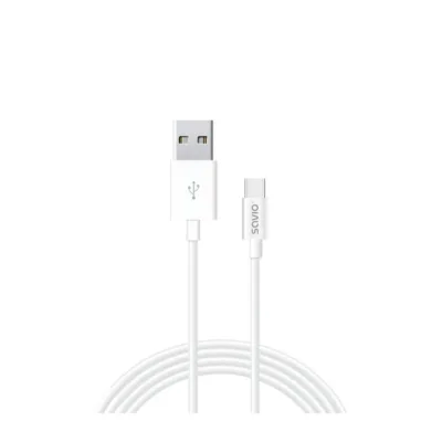 Savio CL-125 1 m USB 2.0 A–C valge andmeedastus- ja laadimiskaabel