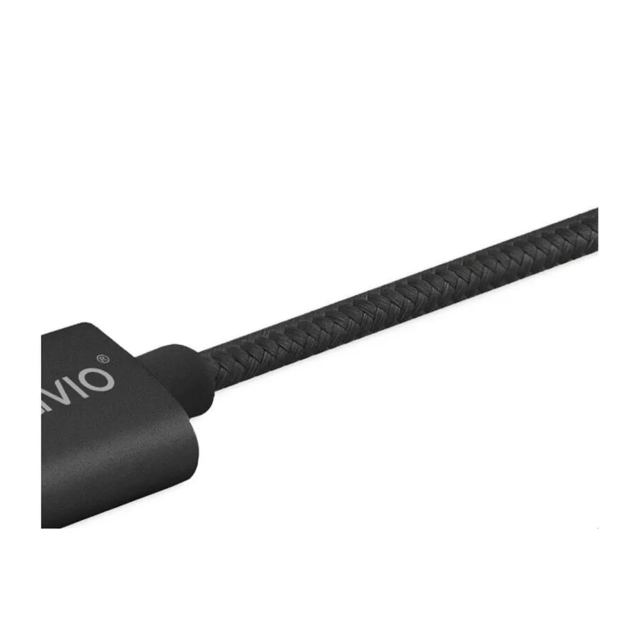 Savio CL-128 1 m must USB 2.0 USB-A – USB-C/Micro-USB laadimis- ja andmesidekaabel, 2.1 A - 2
