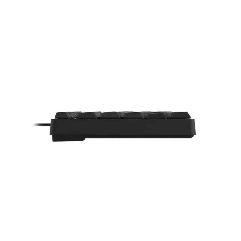 Savio KB-01 440x140x22 mm must USB täissuuruses QWERTY klaviatuur koju ja kontorisse, US-engl, 104 klahvi
