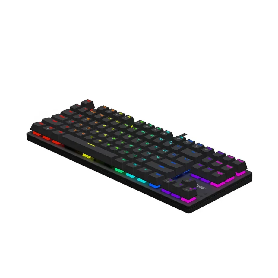 Savio Tempest X2 BLUE RGB must mehaaniline mänguriklaviatuur, Outemu Blue lülitid, QWERTY, inglise, USB – 4