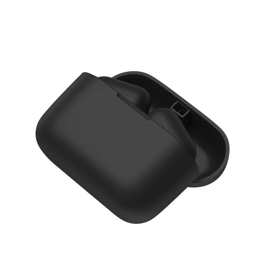 Savio TWS-09 mustad IPX5 juhtmevabad kõrvasisesed Bluetooth 5.1 kõrvaklapid muusika kuulamiseks, sisseehitatud mikrofoniga, 8-tunnine aku, puutejuhtimine – 5