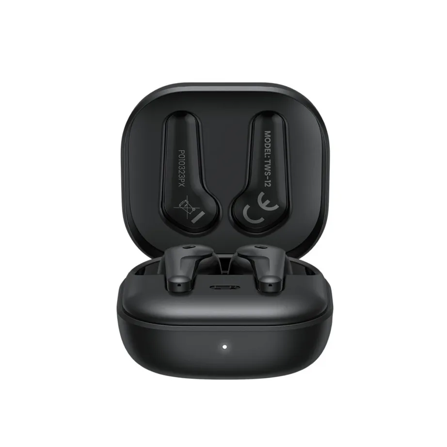 SAVIO TWS-12 mustad Bluetooth 5.3 TWS in-ear kõrvaklapid sisseehitatud mikrofoniga kõnede ja muusika jaoks – 10