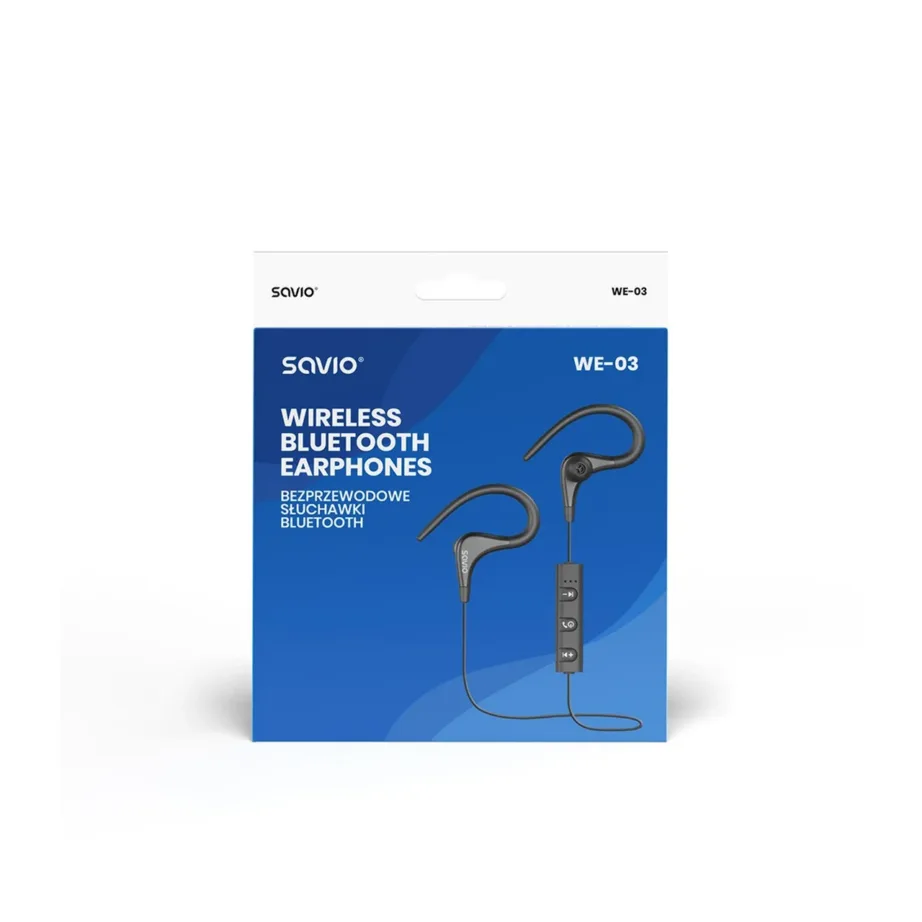 Savio WE-03 juhtmevaba stereopeakomplekt Bluetooth-ühendusega – 3